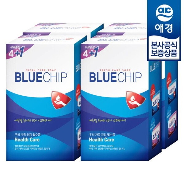 Aekyung Blue Chip Soap 100g x 5 packs x4 /