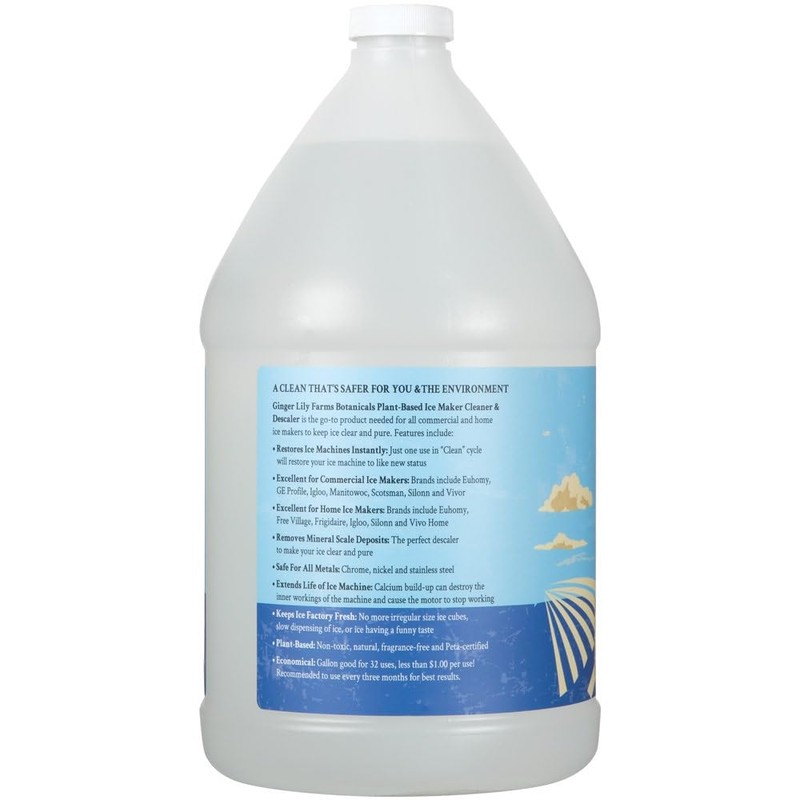 Ginger Lily Farms Botanicals Plant-Based Ice Maker Cleaner & Descaler