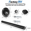 ToughGrade Black RV Ladder Assembly with Tube and Brackets