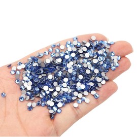 Rhinestone ND-0189-R03-LB-2.8 Nail Parts, Nail Decoration, Light Blue, Approx. 0.1 inches (2.8 mm)