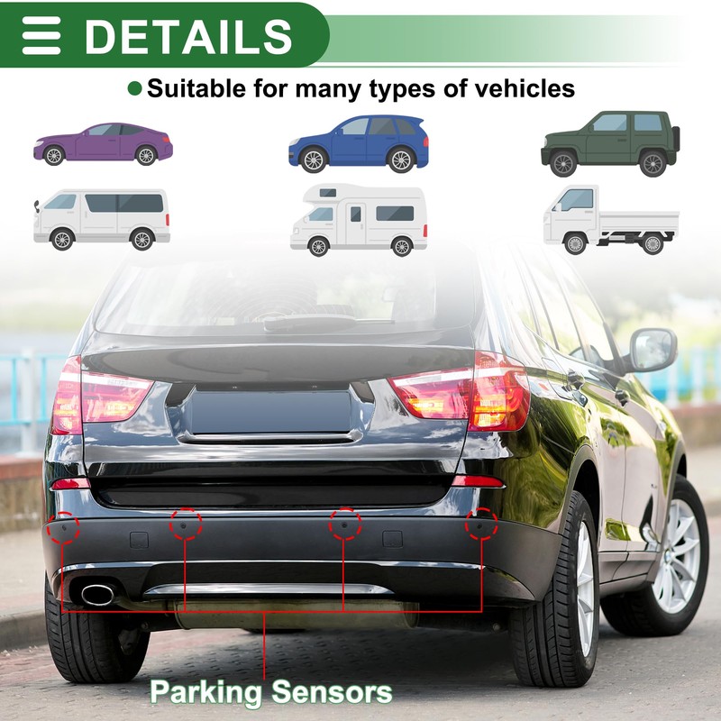 Motoforti Auto Vehicle Reverse Backup Radar System Reverse Parking Sensors