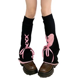 SHEKINI Women's Leg Warmers High Heat Warm Stockings Women's Ankle Warmer Leg Warmers for Women Lolita Leg Warmers, b