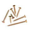 Drenky M4 x 50mm Self Tapping Screws, 100 Pcs Zinc