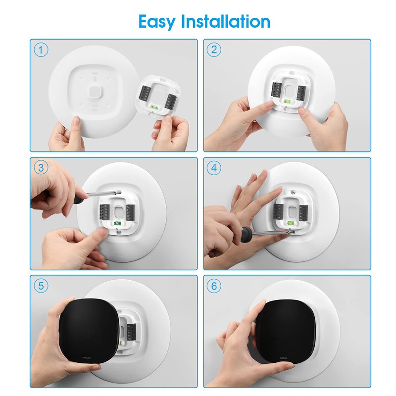 CaseBot Wall Plate for Ecobee3 Lite / Ecobee3 SmartThermostat, Practical