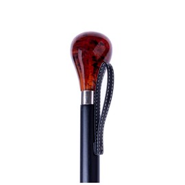 FootFitter 23” Shoe Horn, Medium Length Premium Shoehorn, Prevents Strain & Creasing (MADE IN ITALY) (Knob Handle)