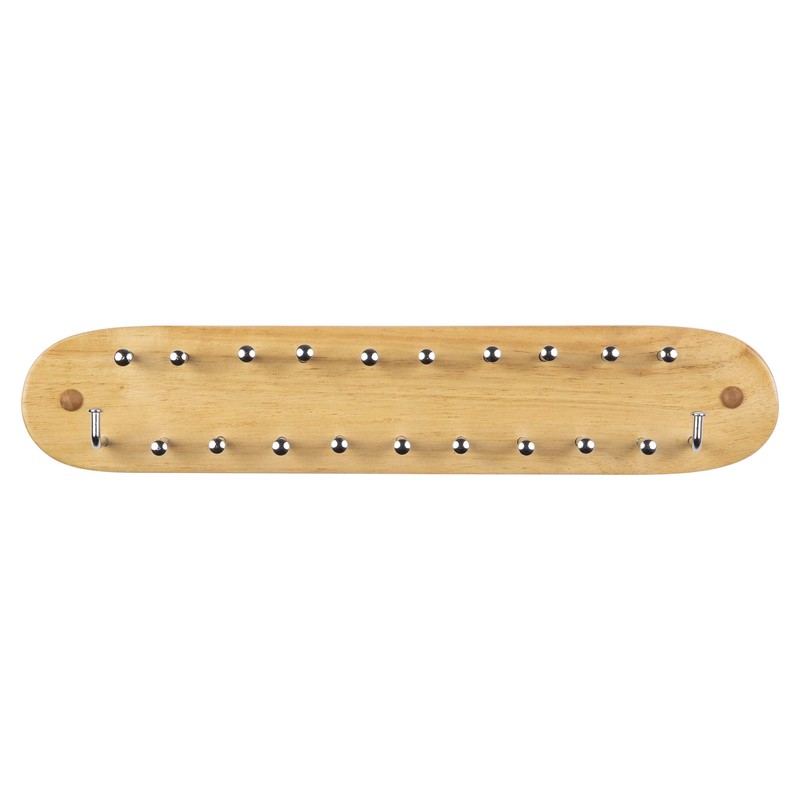 Richards Homewares Tie Rack Wall Mounted - Wood Belt Scarf