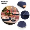 HNVNER Round Placemats and Coaster Set of 6, Woven Place