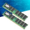 2Pcs Memory Module Desktop Computer Double‑Sided 16‑Grain DDR 1GB 400MHZ