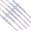 HUALAND 6 Pair White 4 Pin Waterproof Male Female Connector
