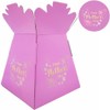 Mothers Day/Love Bouquet Box Vase - Transportation/Display Flower Box (Lilac
