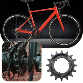 YINETTECH 2Pcs Bicycle MTB Black 16 Tooth Insert Sprocket Size Outer Diameter 70mm Inner Diameter 34mm Suitable for Hub Gear 3-7-8 Speed