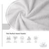 100% Combed Cotton Bathroom Towel Set of 6- 2 Bath