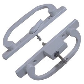 PATIO DOOR HANDLE SET WHITE REPLACEMENT PD2000WHITE-CENTER