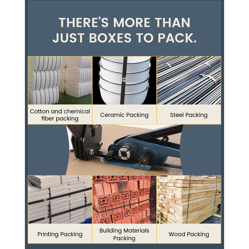 FoundGo PET Banding Strapping Kit for Heavy Duty Durable Pallet