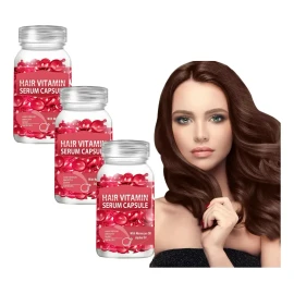 3 × Cápsulas Vitamina Sevich Smooth Silky Hair Quer Complex