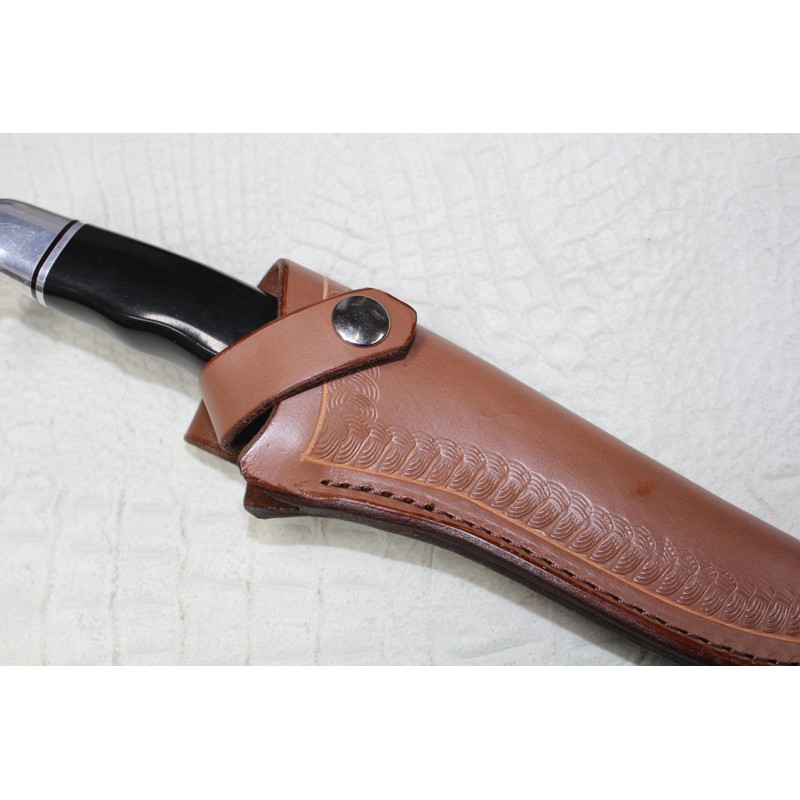 CARL THOMAS LEATHERS. Custom Leather Knife Sheath Made to Fits