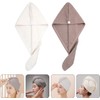 Gadpiparty Toalla Rápido Microfibra para 2 Envolver el Piezas Cabello