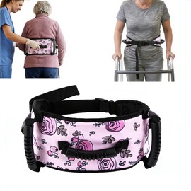 Gait Belt Transfer Belt for Seniors, 1680D Polyester Gate Belt with Quick Release Buckle, Gate Belts Medical Lifting Belt with 5 Handles for Elderly, Patient Transfer, Handicap, Physical Therapy