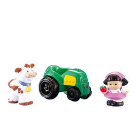 Fisher Price Little People Tractor with a girl and cow