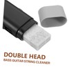 Parliky Dual Head Guitar String Cleaning Tool Remover Eraser Lubricant
