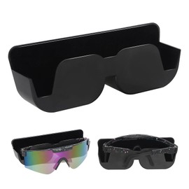 xnnmzhao Auto Brillenablage, 165 mm x 55 mm x 35 mm Brillenetui Auto Sonnenbrillen, Aufbewahrung Halterung Selbstklebend mit Filzpolsterung fr Brillen im Auto Brillenetui Ablagebox