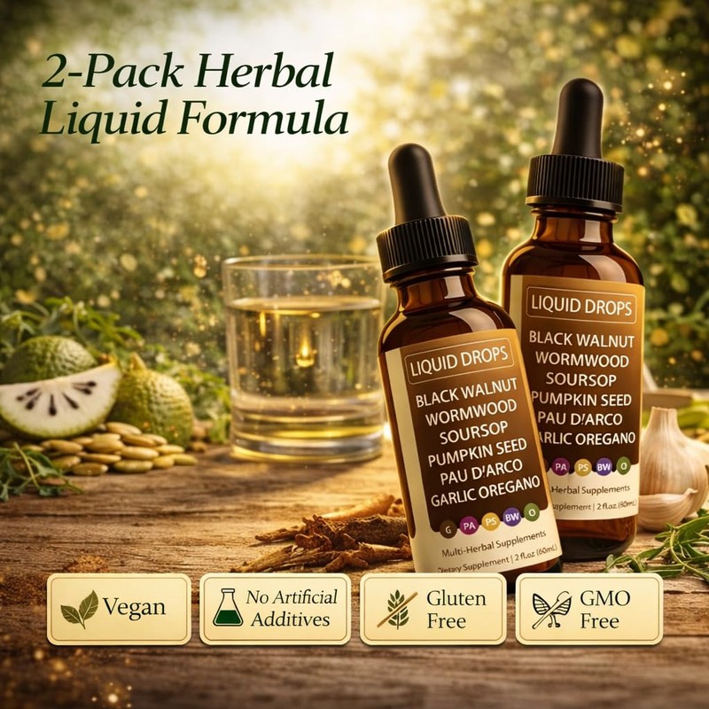 Vello Black Walnut Wormwood Gut Cleanse — Formulated with Wormwood,