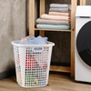 Xowine 50 L Tall Plastic Laundry Hamper Basket, Set of