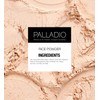 Palladio, Pressed Rice Powder with Mirror Mattifying Makeup Setting that
