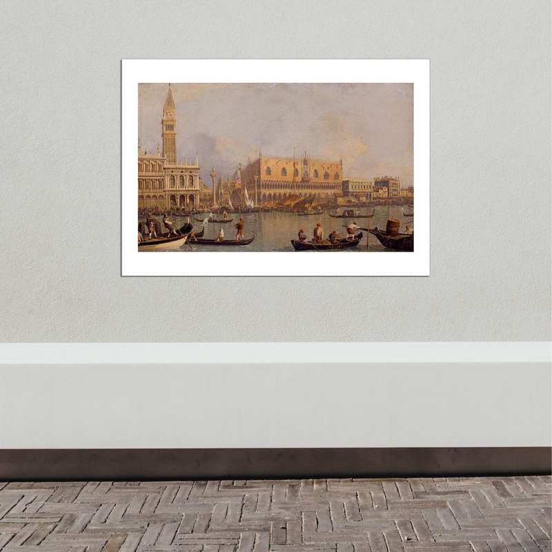 Spiffing Prints Canaletto - Veduta del Palazzo Ducale di Venezia