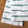 KitchenAid Albany Kitchen Towel 4-Pack Set, Dark Green/White, 16"x26"