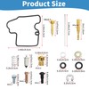 Anxingo 4 Pack Motorcycle Carburetor Repair Rebuild Kit, Replacement for