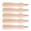 Fyearfly Felting Needles Set of 5 Wooden Rustproof Needle Felting