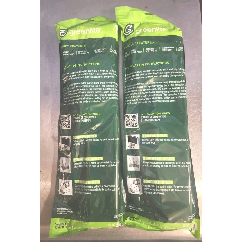 Greenlite Tier 1 Advanced Power Strip Energy Saving Smart Power