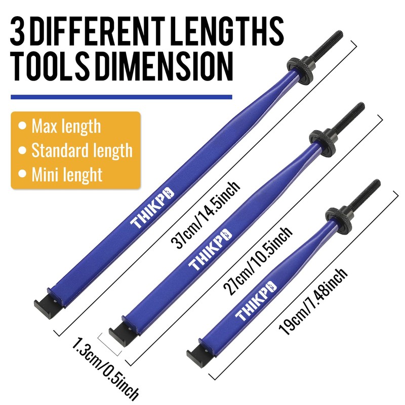 THIKPO Extension Clamps V2 Tri-Pack - Versatile Vise Grip for