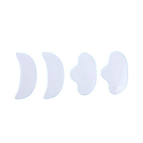 Anti-Falten-Kompression Patches Silikon Face Lifting Aufkleber wiederverwendbare Gesichtsmasken Hautpflege Patches fÃ¼r Stirn Gesicht Lip 4St
