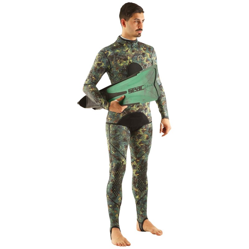 SEAC Pirana Lycra Camouflage Jumpsuit - Use Alone or Over