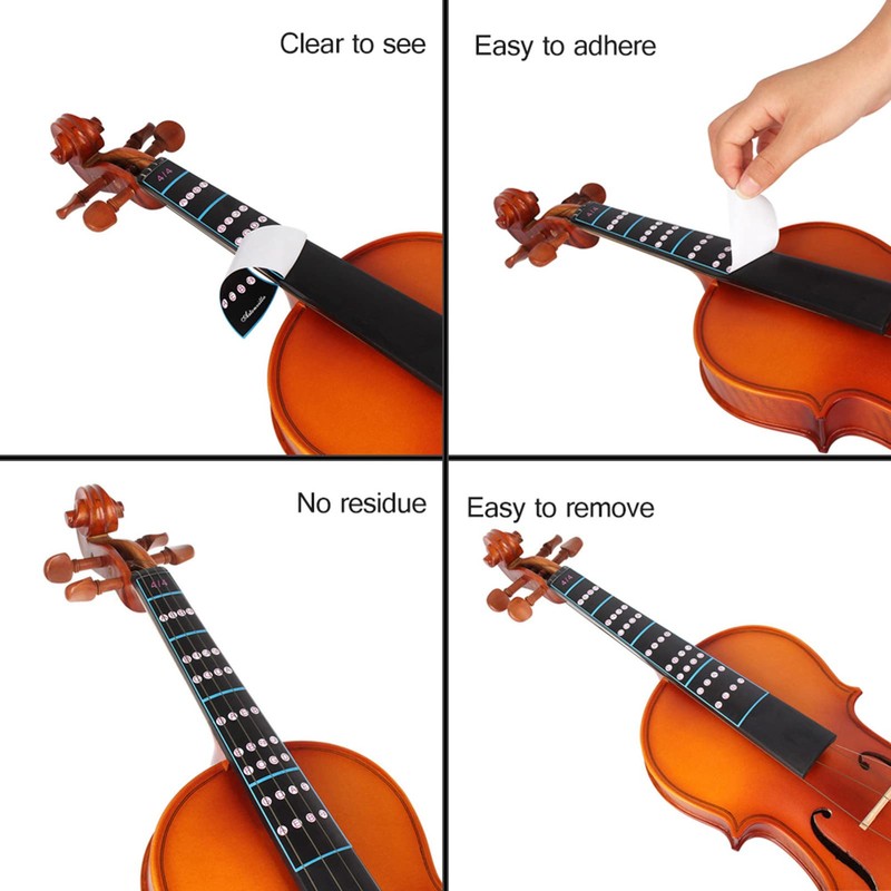 Violin Fingerboard Sticker, 4/4 Violin Sticker, for Kids for Beginners.