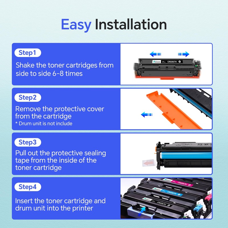 CRG 067H CRG-067 Toner Cartridge Set, 067H High Yield Toner,