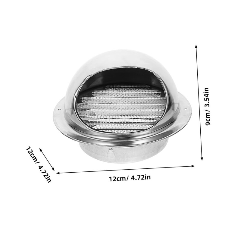 SHINEOFI Exhaust Vent Cover Durable Wall Mount Cap for Kitchen