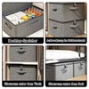 Lockable Box, Foldable Storage Box with Lid, Foldable Organiser Box,