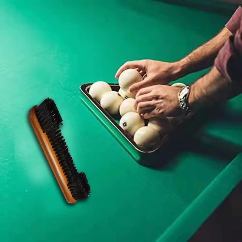 BALIKEN Snooker Billiard Poker Table Brush - Wooden Handle -