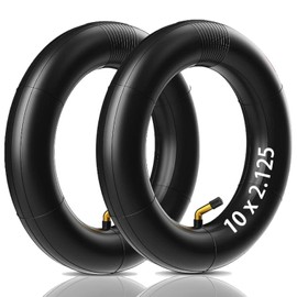 GLDYTIMES 10x2.125 Thickened Heavy-duty Inner Tube Fit for Ninebot F25/F30/F40/F65/D40X/D18W/D28U/D38U Hiboy S2 Pro Max Gotrax G4 Turboant 7X Pro Inflatable 10 inch Pneumatic Inner Tire Replacements