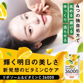 高濃度 リポソームビタミンC 3000mg配合 国内製造 サプリ 持続型ビタミンC 製薬会社との共同開発 GMP認定工場 ビタミンC 90粒 [ハダプラ]