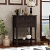 LUMISOL Narrow Hall Console Table, Slim Entryway Sofa Table with