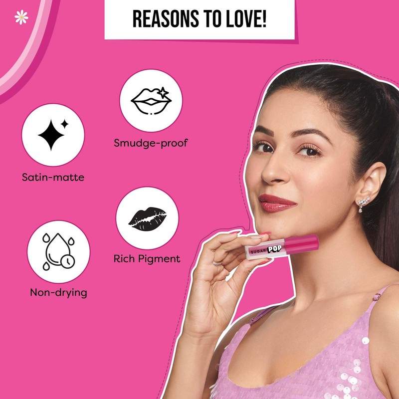 SUGAR POP Matte Lipcolour - 10 Rosewood