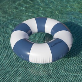 Flamingueo Swimming Ring Adult - Swimming Hoop, Air Mattress Water, Inflatable Pool Toy, Pool Accessories Fun, Water Hammock (110 x 110 x 27 cm)