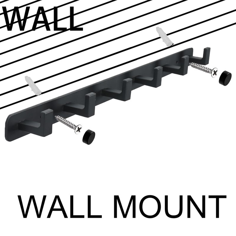 Vanloory Coat Rack, Heavy Duty Stainless Steel 6 Tri Coat