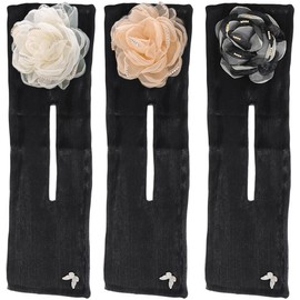 LALAFINA Women's Bun Hair Maker, Bun Goods, Flowers, Hair Elastics, Bun Hair Arrangement, Chignon Hair, Hair Band, Bulk Hair Arrangement, Cute, Hair Ornament, Hair Band, 3 Colors, 3-Piece Set