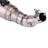 KIMISS Motorcycle Slip On Exhaust Middle Link Pipe Adapter Plug