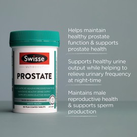 Swisse Ultiboost Prostate - Maintains healthy urine output - 50 Tablets